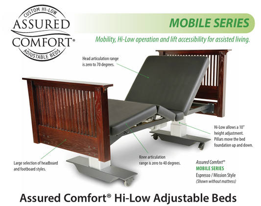 Mobile Series - Assured Comfort Hi-Low Bed