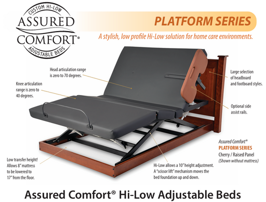 Platform Series - Assured Comfort Hi-Low Bed